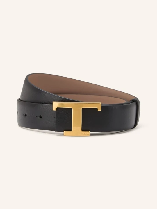 Zdjęcie produktu Tod's Pasek Skórzany Dwustronny schwarz