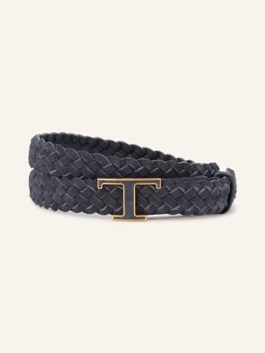 Zdjęcie produktu Tod's Pleciony Pasek Skórzany blau GRANATOWY