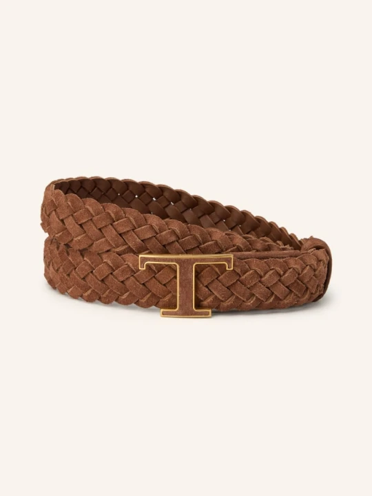 Zdjęcie produktu Tod's Pleciony Pasek Skórzany braun