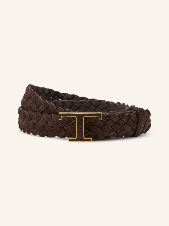 Zdjęcie produktu Tod's Pleciony Pasek Skórzany braun