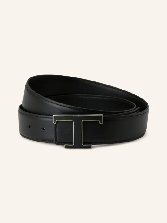 Zdjęcie produktu Tod's Skórzany Pasek Dwustronny schwarz CZARNY