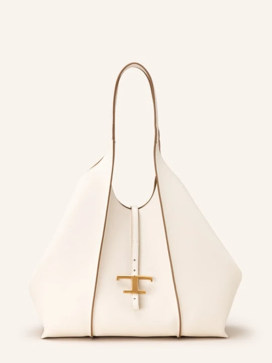 Zdjęcie produktu Tod's Torba Shopper T Timeless Medium Z Saszetką weiss ECRU