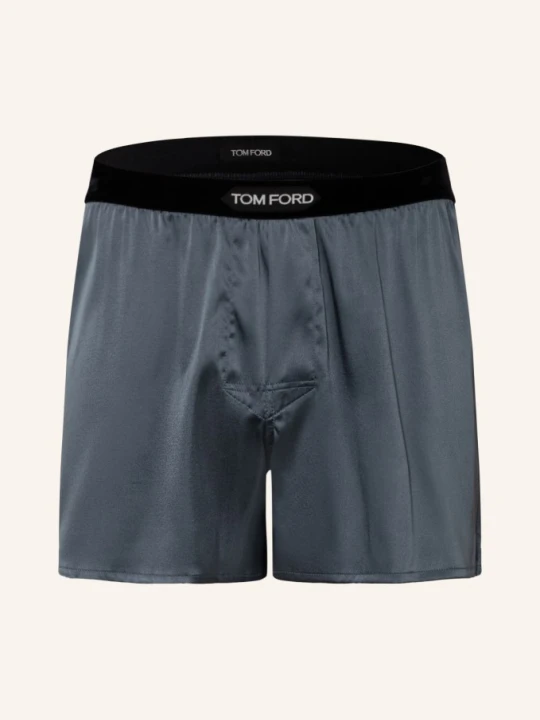 Zdjęcie produktu Tom Ford Bokserki Z Jedwabiu grau SZARY