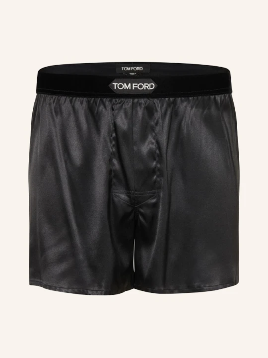 Zdjęcie produktu Tom Ford Bokserki Z Jedwabiu schwarz CZARNY