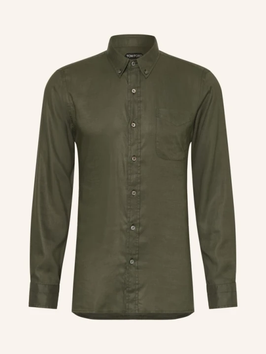 Zdjęcie produktu Tom Ford Koszula Slim Fit gruen KHAKI