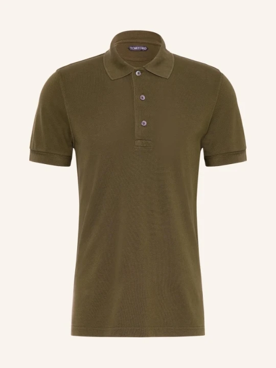 Zdjęcie produktu Tom Ford Koszulka Polo Z Piki gruen KHAKI