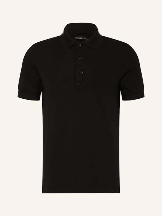 Zdjęcie produktu Tom Ford Koszulka Polo Z Piki schwarz CZARNY