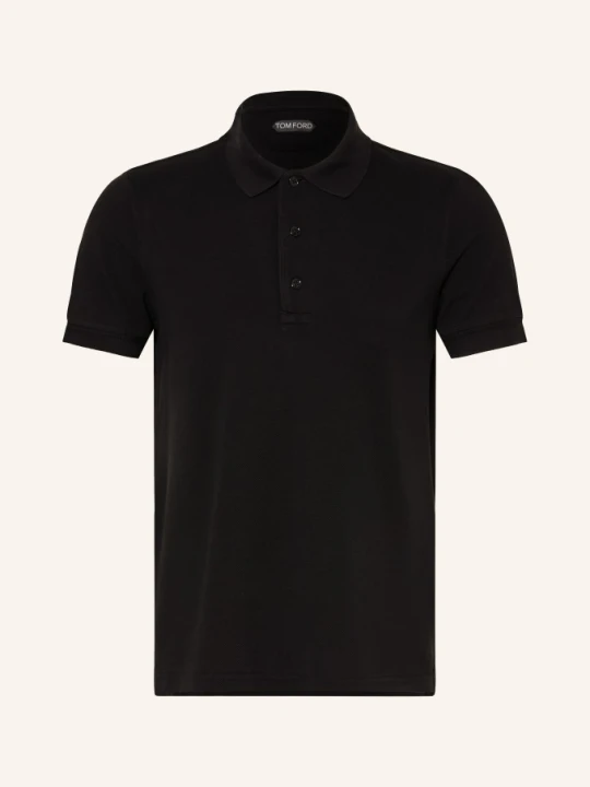 Zdjęcie produktu Tom Ford Koszulka Polo Z Piki schwarz CZARNY