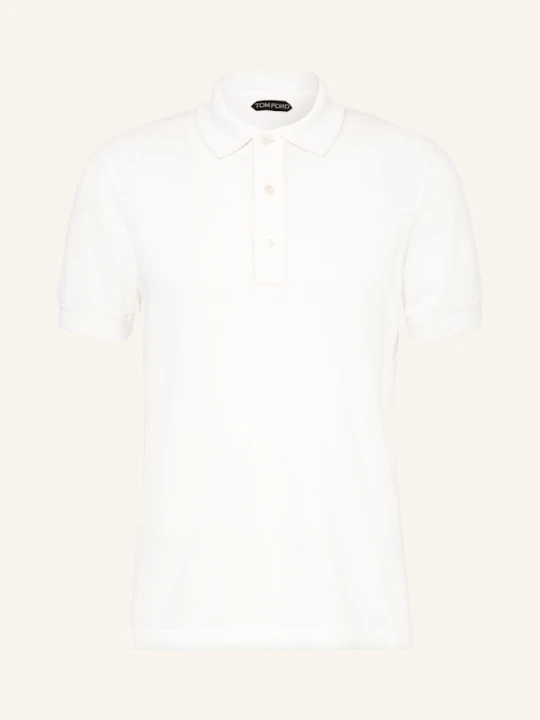 Zdjęcie produktu Tom Ford Koszulka Polo Z Piki weiss BIAŁY