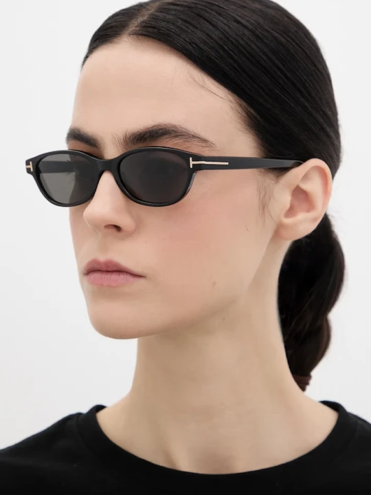 Zdjęcie produktu Tom Ford okulary przeciwsłoneczne damskie Chloe czarny