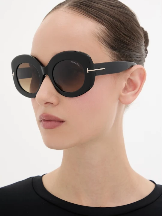 Zdjęcie produktu Tom Ford okulary przeciwsłoneczne damskie Claudette czarny