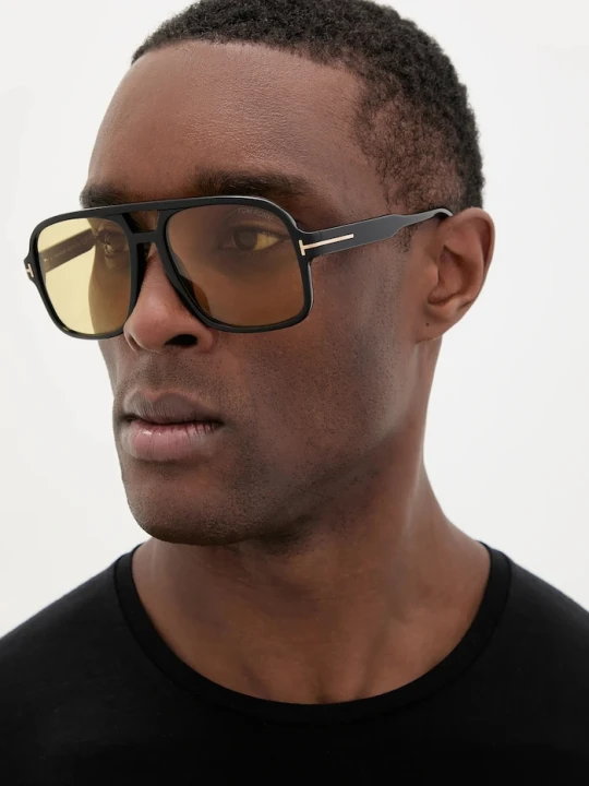 Zdjęcie produktu Tom Ford okulary przeciwsłoneczne Falconer czarny