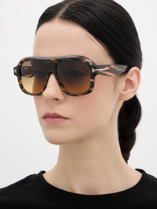Zdjęcie produktu Tom Ford okulary przeciwsłoneczne Rhonda brązowy