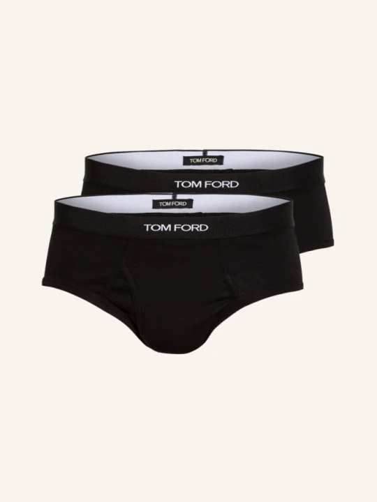 Zdjęcie produktu Tom Ford Slipy W 2-Paku schwarz CZARNY