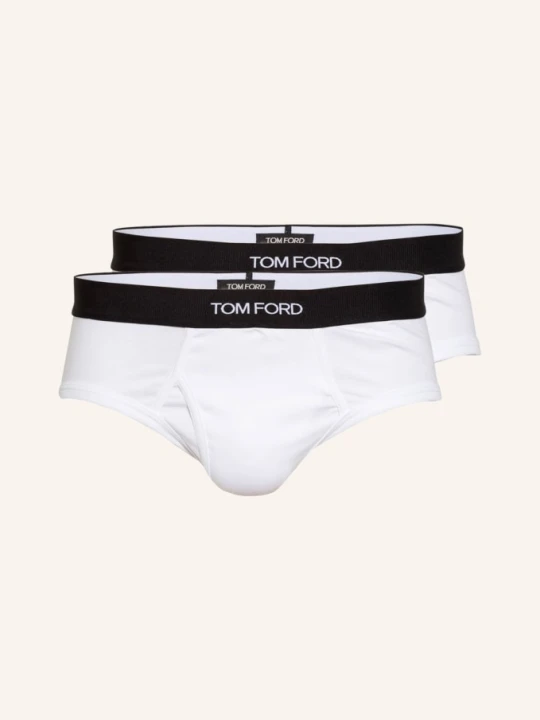 Zdjęcie produktu Tom Ford Slipy W 2-Paku weiss BIAŁY