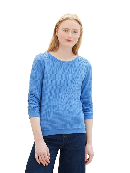 Zdjęcie produktu Tom Tailor Bluza w kolorze niebieskim rozmiar: XS