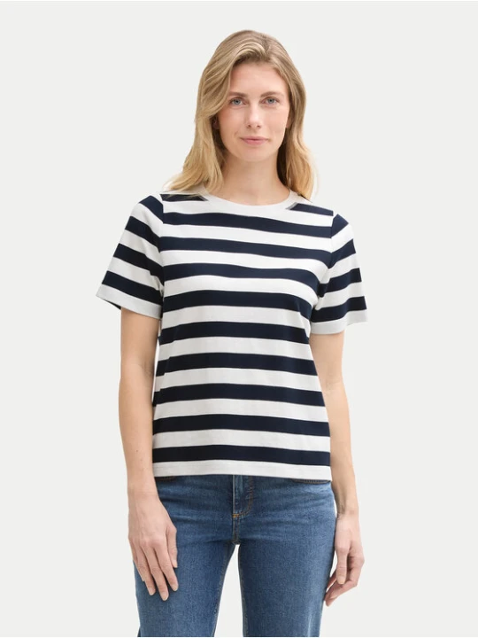 Zdjęcie produktu Tom Tailor Bluzka 1045964 Granatowy Regular Fit