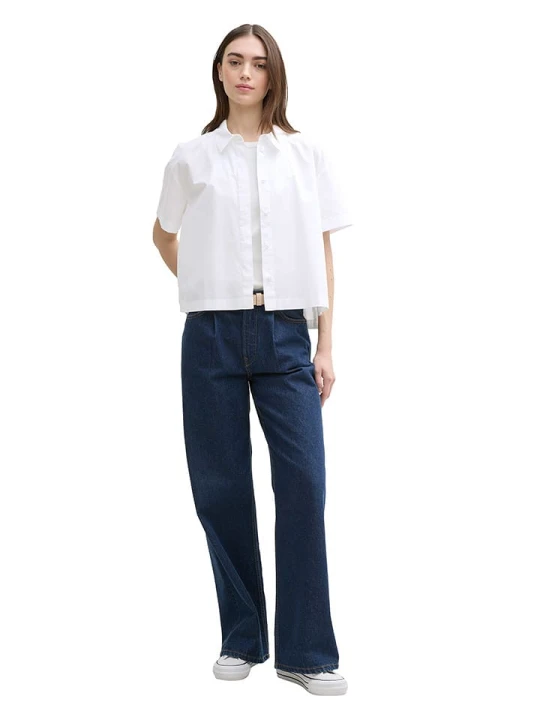 Zdjęcie produktu TOM TAILOR Denim Bluzka w kolorze białym rozmiar: L