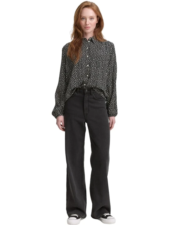 Zdjęcie produktu TOM TAILOR Denim Bluzka w kolorze czarno-białym rozmiar: M