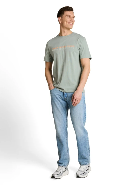 Zdjęcie produktu Tom Tailor Denim Koszulka Mężczyźni Bawełna (100%) zielony