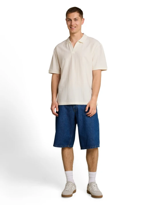 Zdjęcie produktu Tom Tailor Denim koszulka polo Mężczyźni Bawełna (100%) biały