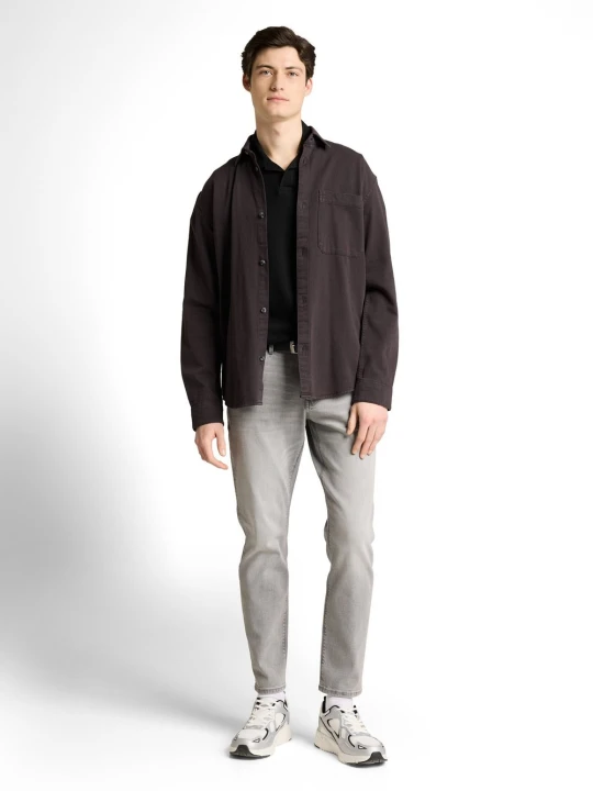 Zdjęcie produktu Tom Tailor Denim koszulka polo Mężczyźni Bawełna czarny