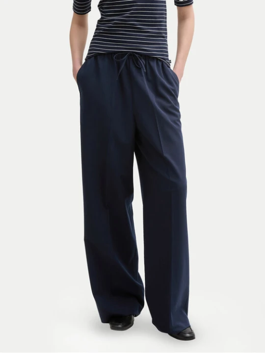 Zdjęcie produktu Tom Tailor Denim Spodnie materiałowe 1045693 Granatowy Regular Fit
