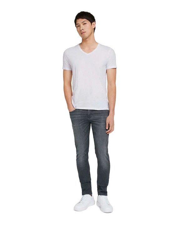 Zdjęcie produktu Tom Tailor Dżinsy "Piers" - Slim fit - w kolorze antracytowym rozmiar: W28/L32