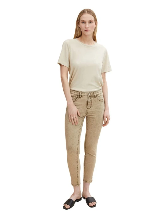 Zdjęcie produktu Tom Tailor Dżinsy - Skinny fit - w kolorze beżowym rozmiar: W31/L28