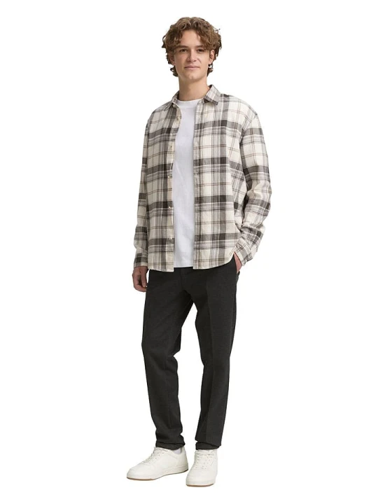 Zdjęcie produktu Tom Tailor Koszula - Relaxed fit - w kolorze kremowym rozmiar: M