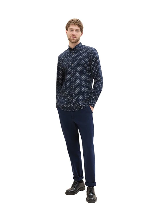Zdjęcie produktu Tom Tailor Koszula - Slim fit - w kolorze granatowym rozmiar: S