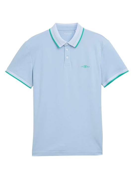 Zdjęcie produktu Tom Tailor Koszulka polo w kolorze błękitnym rozmiar: M
