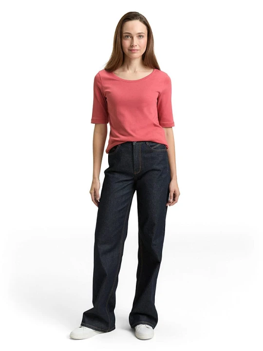 Zdjęcie produktu Tom Tailor Koszulka w kolorze koralowym rozmiar: XL