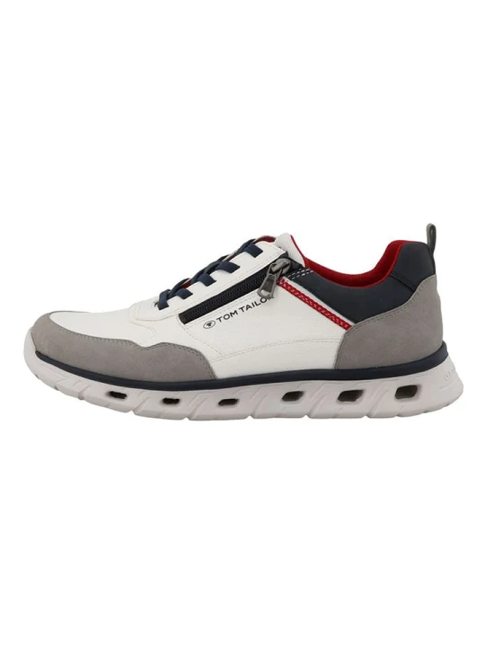 Zdjęcie produktu Tom Tailor Sneakersy w kolorze biało-szaro-granatowym rozmiar: 43