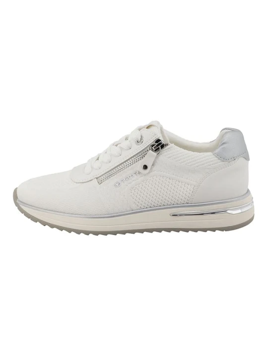 Zdjęcie produktu Tom Tailor Sneakersy w kolorze srebrno-białym rozmiar: 36
