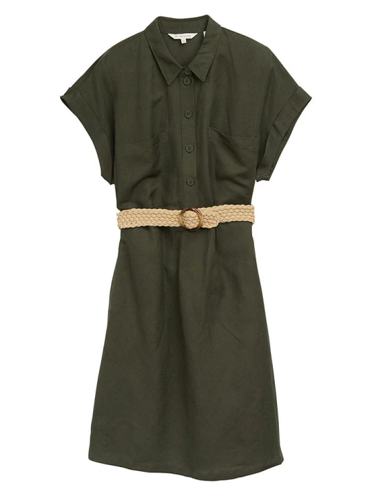 Zdjęcie produktu Tom Tailor Sukienka w kolorze khaki rozmiar: 36