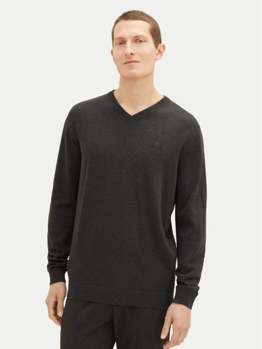 Zdjęcie produktu Tom Tailor Sweter 1038427 Szary Regular Fit