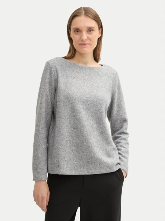 Zdjęcie produktu Tom Tailor Sweter 1043168 Szary Regular Fit