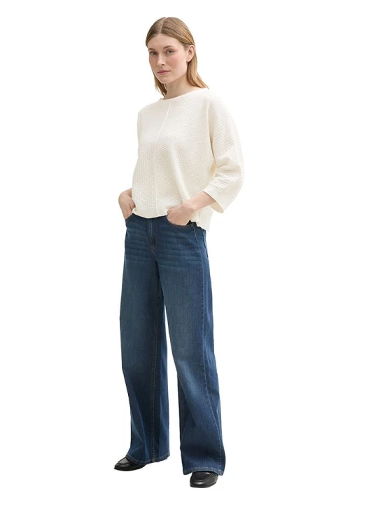 Zdjęcie produktu Tom Tailor Sweter w kolorze kremowym rozmiar: XL