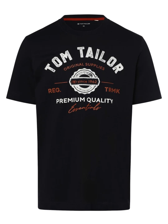 Zdjęcie produktu Tom Tailor T-shirt Mężczyźni Bawełna niebieski