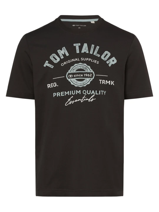 Zdjęcie produktu Tom Tailor T-shirt Mężczyźni Bawełna szary