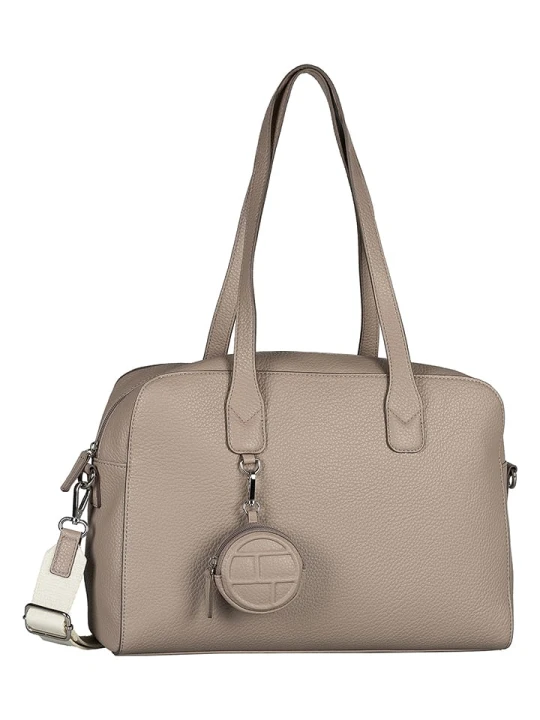 Zdjęcie produktu Tom Tailor Torebka "Rima" w kolorze szarobrązowym - 36 x 25, 5 x 11 cm rozmiar: onesize