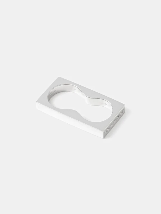 Zdjęcie produktu Tom Wood biżuteria Square Ring Double srebrny