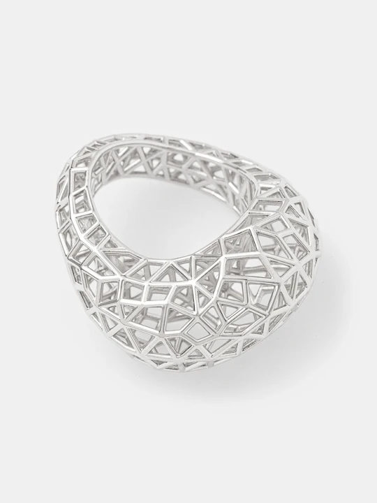 Zdjęcie produktu Tom Wood pierścionek srebrny Maze Ring