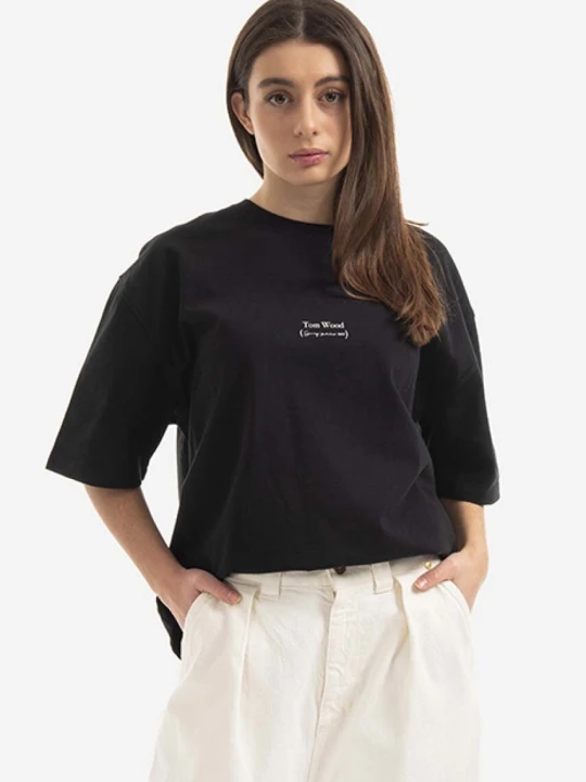 Zdjęcie produktu Tom Wood t-shirt bawełniany Adria Tee