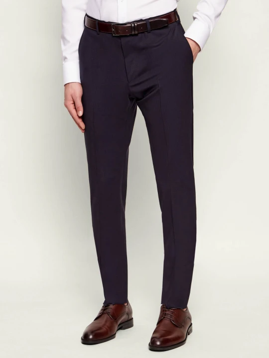 Zdjęcie produktu Tombolini Wełniane spodnie Zero Gravity | Slim Fit granatowy