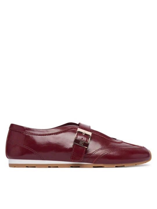 Zdjęcie produktu Tommy Hilfiger Baleriny Bella Ballet Mary Jane FW0FW09416 Bordowy