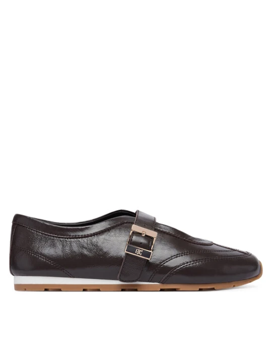 Zdjęcie produktu Tommy Hilfiger Baleriny Bella Ballet Mary Jane FW0FW09416 Brązowy