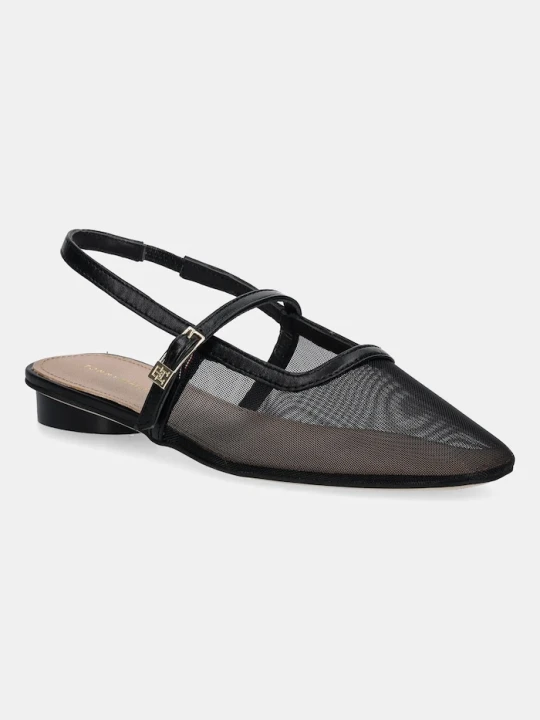 Zdjęcie produktu Tommy Hilfiger baleriny MESH ROUND HEEL BALLERINA czarny