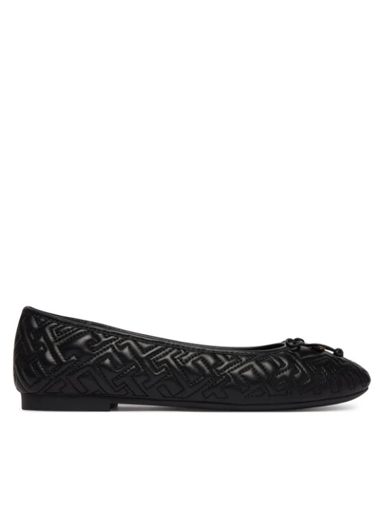 Zdjęcie produktu Tommy Hilfiger Baleriny Th Quilted Ballerina FW0FW09264 Czarny